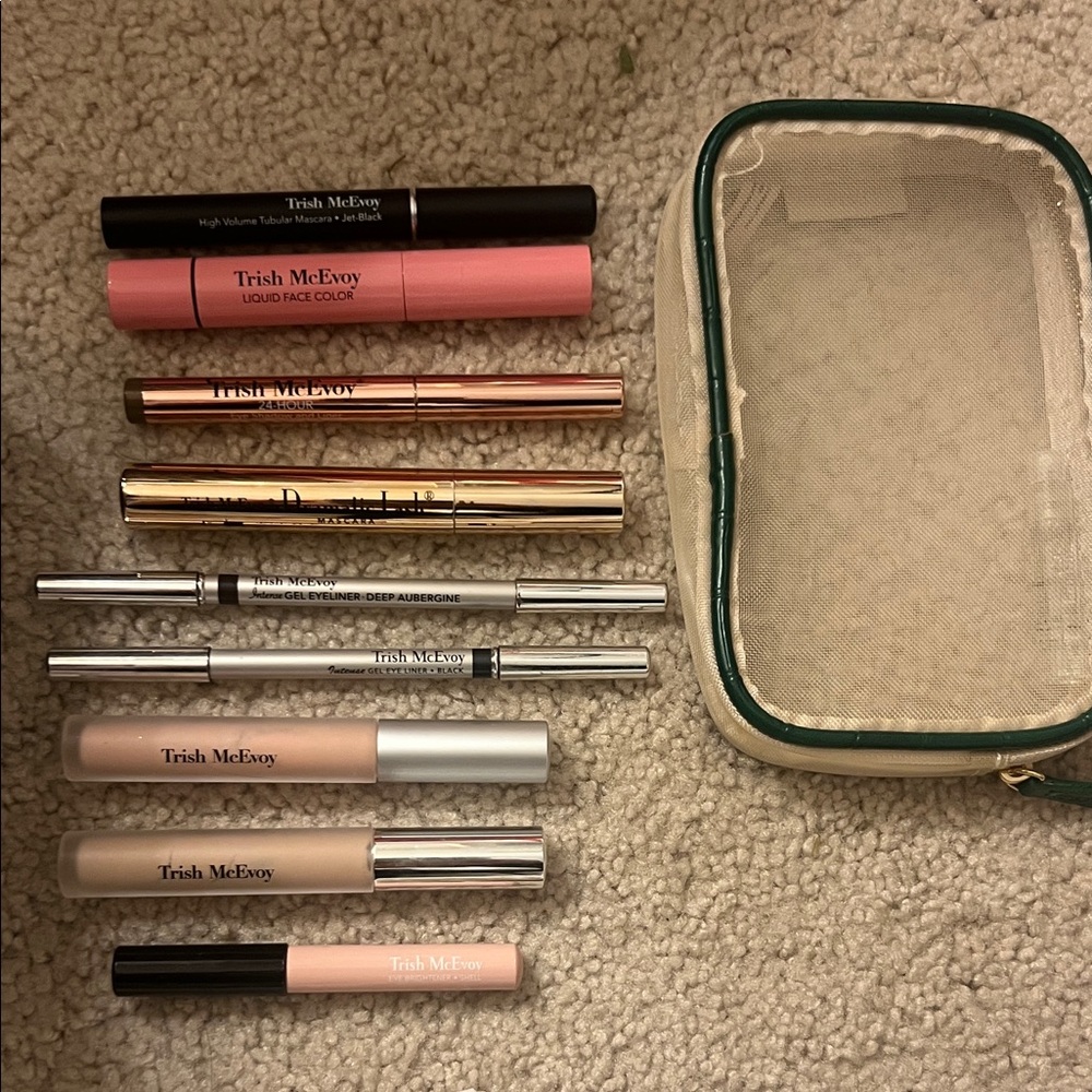 Trish McEvoy Pink and Black Mascara & Makeup Set